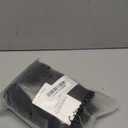 Fleece Lining Dog Hoodie with Harness Built in,Extra Warm Medium Dog Jacket in Winter Doggie Coats with Drawstring Hooded,Black L (Large (Pack of 1))