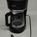 Mr. Coffee 12-Cup Switch Coffee Maker Black: Electric Drip Coffee Machine, 60 oz Capacity, Dishwasher-Safe Parts