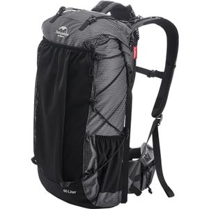 Naturehike 60L Rock Upgraded Internal Frame Hiking Backpack for Outdoor Camping Travel Backpacking with Rain Cover Ultralight Backpack for Adults
