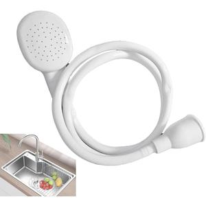 3.28FT Sink Spray Hose,Portable Sink Hose Sprayer, Shampoo Sprayer Hand Heldhead Shower Spray for Bathing Baby,Pets,Washing Hair,Rinsing Vegetables