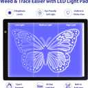 The All-in-One Tool Set for Cricut Machine - Craft Kit with Weeding Tools, LED Light Pad, Paper Cutter, Cutting Mats, Brayer Roller, True Control Knife for Crafting Projects