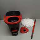 O-Cedar EasyWring Microfiber Spin Mop, Bucket Floor Cleaning System, Red, Gray, Standard