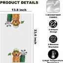 2 Pcs Golden Retriever Kitchen Towels, Absorbent Soft Microfiber Tea Towels for Bathroom Kitchen, Dog Drying Towel, Dish Cloths for Washing Dishes, Christmas Dog Lovers Gifts for Women Friend