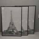 upsimples 20x30 Picture Frame Black 3 Pack, Scratch-Proof Poster Frames 20 x 30 for Photo Gallery - Slide-In Strips, Horizontal or Vertical Wall Mounting