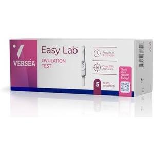 Versea Easy Lab Ovulation Midstream Tests, 5 Test Pack, 3 Minute Easy Read Result, Accurate Testing Kits, Easy Lab Home Test, Set of 2