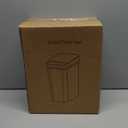 Anborry Bathroom Automatic Trash Can 4 Gallon Touchless Motion Sensor Small Garbage Can with Lid Smart Electric Plastic Narrow Garbage Bin for Living Room Bedroom Office Kitchen (Black)