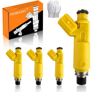 Engine Fuel Injector Kits Fit for Toyota RAV4 2001-2003 4V 2.0L, Set of 4 Fuel Injectors Replace OE # 2325028050 23250-28050