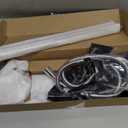 KES All Metal Shower Slide Bar 30-Inch with Handheld Shower Head Built-in Power Wash to Clean Tub Tile, 18/8 Stainless Steel Bar with 2-Function Showerhead, Bracket Cover Existing Hole, Polished Steel