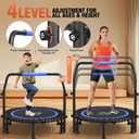 ANCHEER 40" Bungee Rebounder Trampoline with Adjustable Handle, 400LBS
