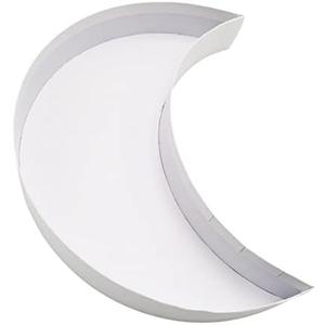WENPACK 12" Fillable Cardboard EID Moon Shaped Tray Gift Grazing Charcuterie Board Paper Box Container (Moon)