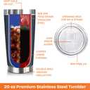 NewEleven 50th Birthday Gifts For Men Women - 50th Birthday Decorations For Him Her - Present For Men Women Turning 50 Year Old Gifts For Mom, Dad, Wife, Husband - 20 Oz Tumbler