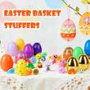 300 Pcs Easter Eggs with Toys inside,Easter Basket Stuffers,Fillers Easter Party Favors for Kids,Carnival Treasure Prizes Classroom Events,Egg Hunt 100 Pack,Stocking Stuffers Birthday Gifts