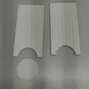 Kitchen Sink Faucet Mat - 15.7in Diatomite Sink Protectors for Kitchen Sink, Stone Sink Splash Guard for Kitchen Counter Sink Accessories (Light Grey, 15.7'' x 3.9'')