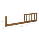 Davinci Toddler Bed Conversion Kit (W4099) for Marley Crib in Walnut, GREENGUARD Gold Certified