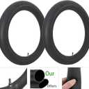 2-Pcs 4.10/4.50-18 Inner Tube 110/100-18, 110/90-18, 110/80-18, 120/90-18, 120/80-18, 100/100-18 14 Inch Replacement Tire Straight Valve Stem