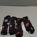 Petwarm Dog Recovery Leg Sleeves 4pcs Set Galaxy Print  Soft Elastic Anti-Bite Leg Covers for Dogs, Cone Alternative for Surgery & Joint Relief, Black, L