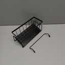 Sponge Holder, Sink Caddy Sponge Holder for Kitchen with Stainless Steel Self Drain Tray and Dish Cloth Hanger, Soap Dispenser Storage Kitchen Accessories (Black)