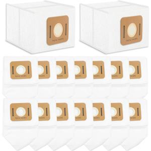 16 PACK Replacement Vacbp6 Bags Compatible with Atrix Ergo 8-Quart Backpack Vacuum