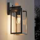 Dusk to Dawn Porch Outdoor Light, Wall Light Fixtures Waterproof Exterior Wall Sconce Light Fixture with E26 Base for Patio Entryway Hallway (Bulb not Included)