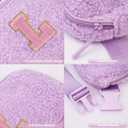 Uygafly Birthday Gift for Kids Teen Girls - Graduation Gifts for Girl,Personalized Fanny Pack Crossbody Bag Purse for Preppy - Gift for 6-10 Year Old Girls - L,Lavender