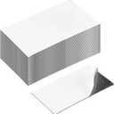 Magnetic Sheets with Adhesive Backing 2 x 3.5 Inch, 500 Packs Business Card Magnets Peel and Stick, Business Cards Customizable, Adhesive Magnetic Sheets, Custom Business Cards Personalized