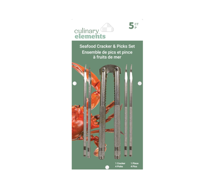 Seafood Cracker And Picks Set, 2 Pack