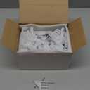 ClosetMaid 12-Inch Support Brackets and Back Wall Clips for Wire Shelving (48-Pack), White