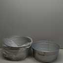 American Metalcraft MTUB93 Tub, Galvanized, 47 oz., 4 Pack, Size 14x12x6 in