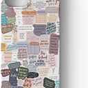 Bible Verse Collage Case for iPhone 12/12 Pro,Christian Jesus Quotes Pattern,Full Cover Smooth Tough PC Case for iPhone 12/12 Pro