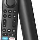Replacement Voice Remote Control Fit for All Fires Smart TV Cube, 4K/4K Max (1st/2nd Gen), TV Stick (2nd/3rd Gen)/Lite/HD, Smart TV 3rd Gen, for All Hisense, TCL, 4-Series, Insignia-Toshiba-Pioneer