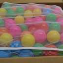 Amazon Basics BPA Free Ball Pit Balls with Storage Bag, Crush-Proof Plastic for Toddlers Kids 12+ Months Play, Phthalate Free, 6 Bright Colors, Pack of 400