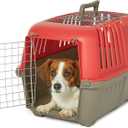 MidWest Homes for Pets Spree Travel Pet Carrier, Dog Carrier Features Easy Assembly and Not The Tedious Nut & Bolt Assembly of Competitors, Ideal for Small Dogs & Cats