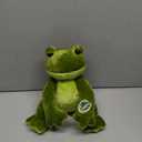 Bearington Ribbity Plush Frog Stuffed Animal - 8.5" Realistic Soft Green Tree Body Frog Plushie with Beanbag Weight and Upright Pose - Lifelike Toad Stuffed Animal Toy Gift for Kids and Nature Lovers