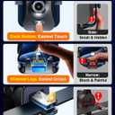 VANMASS 85+LBS Strongest Suction & Military-Grade Ultimate Car Phone MountPatent & Safety Certs Cell Phone Holder Truck Desk Mount for Dashboard Windshield Vent for iPhone 17 Pro Max 16 15 Samsung (Black)