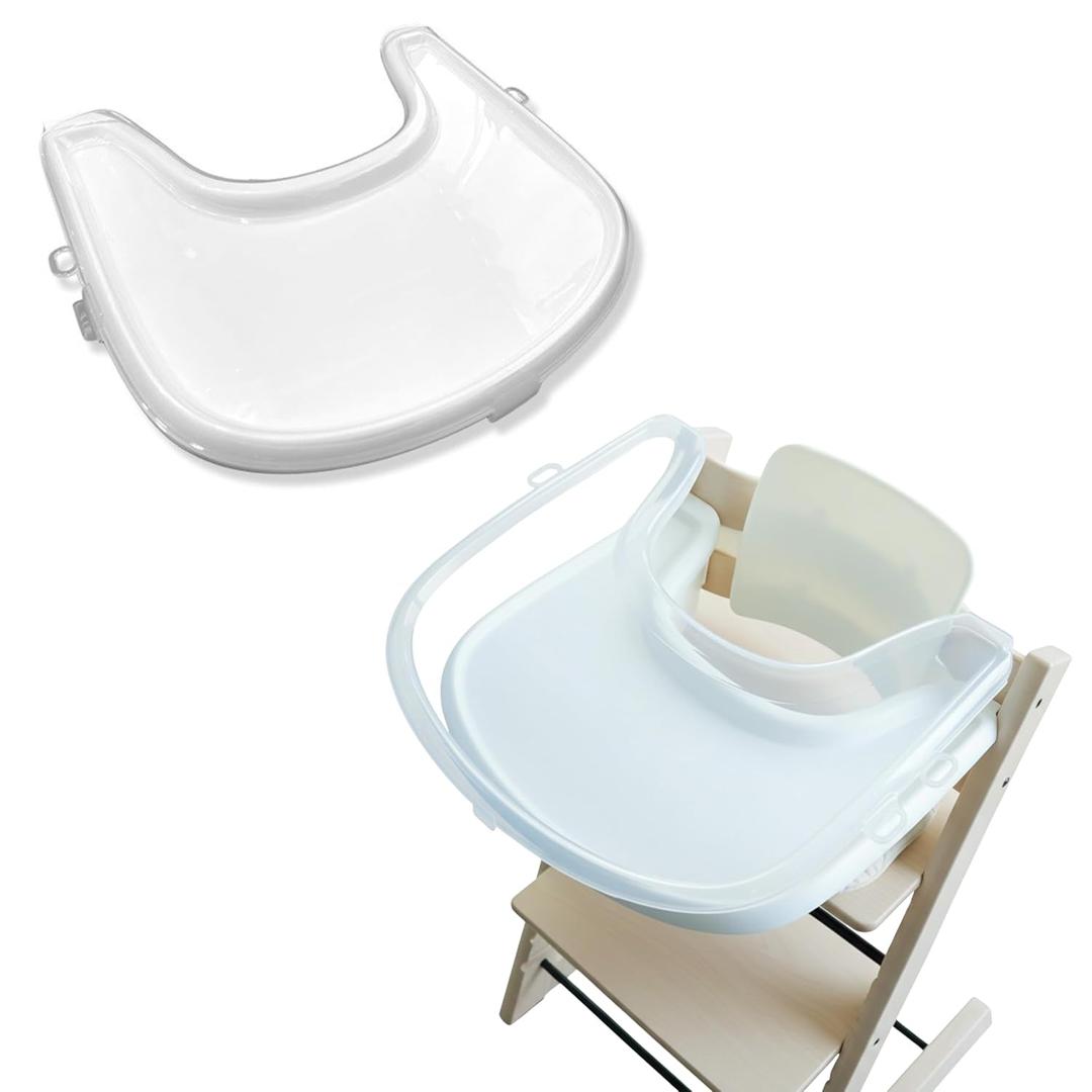 Custom-Fit Clear Cover Compatible with Stokke Tripp Trapp Tray BPA-Free