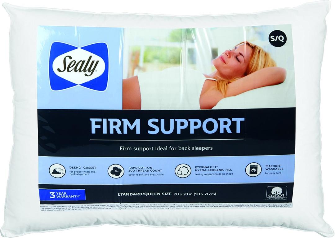 Sealy Bed Pillow Firm/Xfirm-S/Q