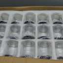 KEYWING 30Pack 8oz Candle Jars with Lids, Clear Glass Jars with Black Metal Lids, Empty Jar for Candle Making, Powders, Cream