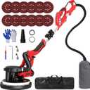 Drywall Sander, 2025 Upgraded 8-Amp Popcorn Ceiling Removal Tool, Red