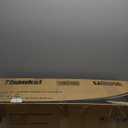 Shintenchi Over The Toilet Storage Cabinet, Bathroom Shelf Organizer with Anti-Tip Device Small Freestanding Space Saver with Adjustable Shelf, Gray (Wood Door, Grey)