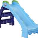 Little Tikes 2-in-1 Indoor-Outdoor Wet or Dry Slide, Dark_blue