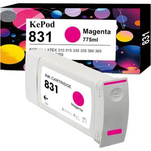 831 831A Ink Cartridge Magenta Replacement for 831M Latex Ink Cartridge for Latex 310 330 360 370 570 PrintersCZ684A