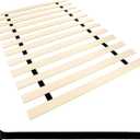 Geetery Twin XL to Full XL Bed Frame Converter & 10 Straps, Foldable 54x80 Inch Wood Bunkie Board for Mattress Support, Heavy Duty Wooden Bed Slats Extension for Dorm Beds Upgrades and Sleeping Space