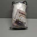 Pinch Pleated Linen Curtains 108 Inches Long 2 Panels Set for Living Room Bedroom Farmhouse Snow White Cotton Linen Blend Back Tab Pinch Pleat Drapes Ceiling Floor Extra Long Window Curtains 9 Ft