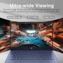 HP 14" HD Laptop, Windows 11, Intel Celeron Dual-Core Processor Up to 2.60GHz, 4GB RAM, 64GB SSD, Webcam, Dale Blue 