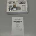 4 Modes Multifunctional Kitchen & Bathroom Water Filter for Sink Faucet with 2pcs Replacement Filters - 99.9% Chlorine Removal - Skin Hydration in 2 Weeks-Compatible with Most of Faucet (Grey)