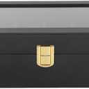 Watch Box, 12 Slot Wooden Watch Case, Metal Clasp Watch Display, Watch Box Organizer for men and women, Simple Classic Vintage Organizer