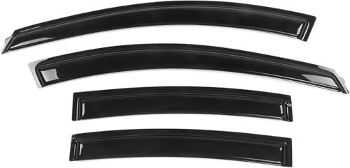 Tape On Window Visors Fits for 2010-2015 Chevrolet Cruze & 2016 Chevrolet Cruze Limited, Side Auto Window Wind Deflectors, Ventshade, Rain Guards for Cars/Trucks