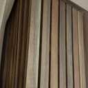 Teak Shower Mat, (24"x17"; 8LB) Wood Bath Mat for Bathroom, Outdoor Non-Slip Wooden Floor Mats for Spa or Sauna (Style B)