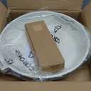 CAROTE Non Stick Frying Pan Skillet, Omelet Pan, Healthy Non Toxic Granite Chef Pan, Induction Compatible Egg Frying Pan with Heat-Resistant Handle, PFOA-Free,Cream White, 10"