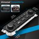 79600-S84-A21ZA A/C Control Panel Compatible with 2001-2002 Honda Accord 2.3L L4/3.0L V6 AC Climate Control Module, 79600S84A21ZA HVAC Control Panel Original Air Conditioning Control